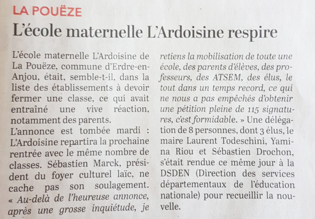 article de journal