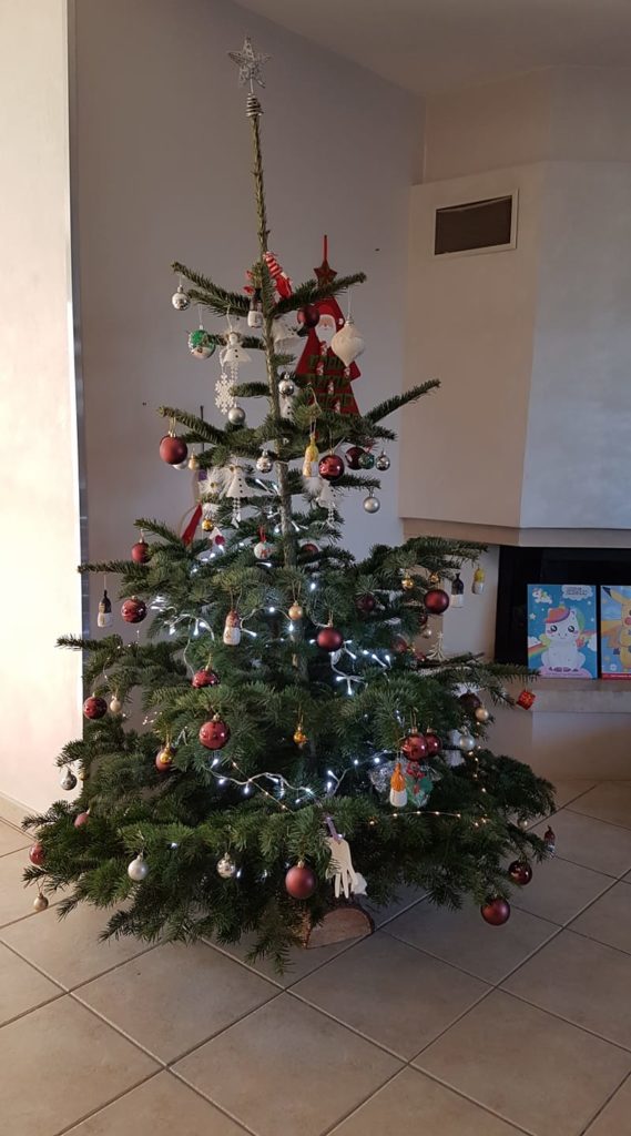 Sapin de la famille T fait par Anna